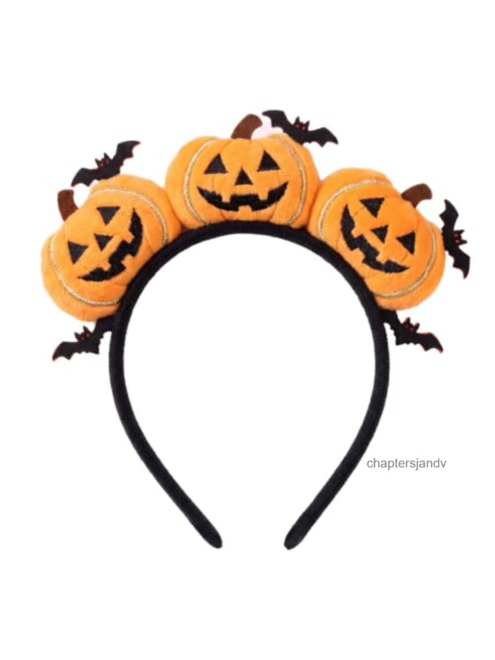 Halloween Pumpkin Bat Headband Costume Hair Accessory for Parties